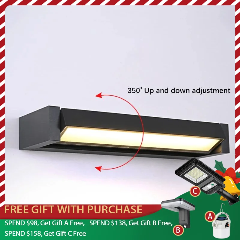 Decor Lighting Cy - Luminárias de parede LED para exterior,
