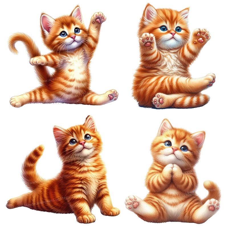 Lighting Mcqueen Bedroom Decor - Removível Gato Yoga Adesivo De Parede,