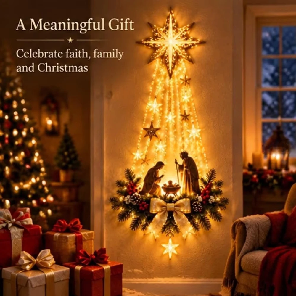 Lighting Christmas Decor - Estrela de Belém da Fé, Decoração