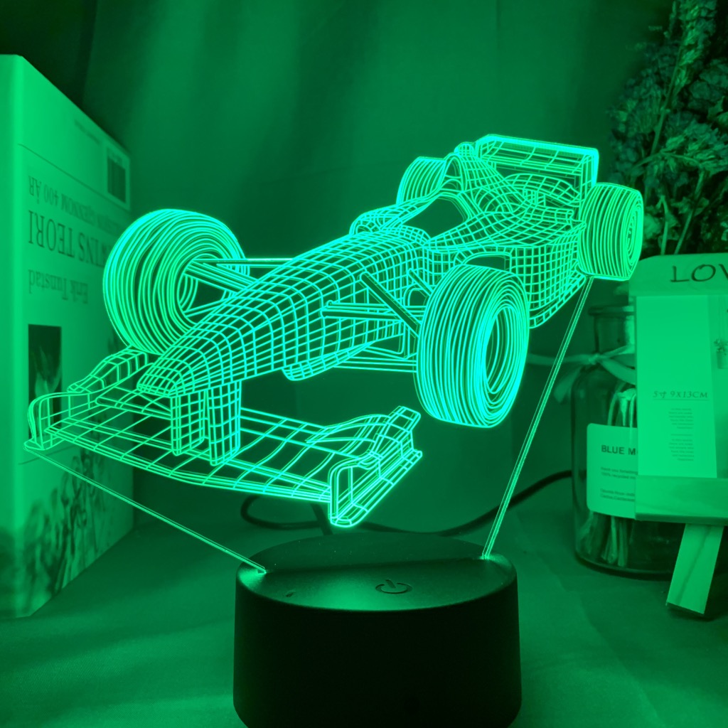 F1 fórmula 1 carro de corrida  - Lighting Mcqueen Bedroom Decor avaliação e preço