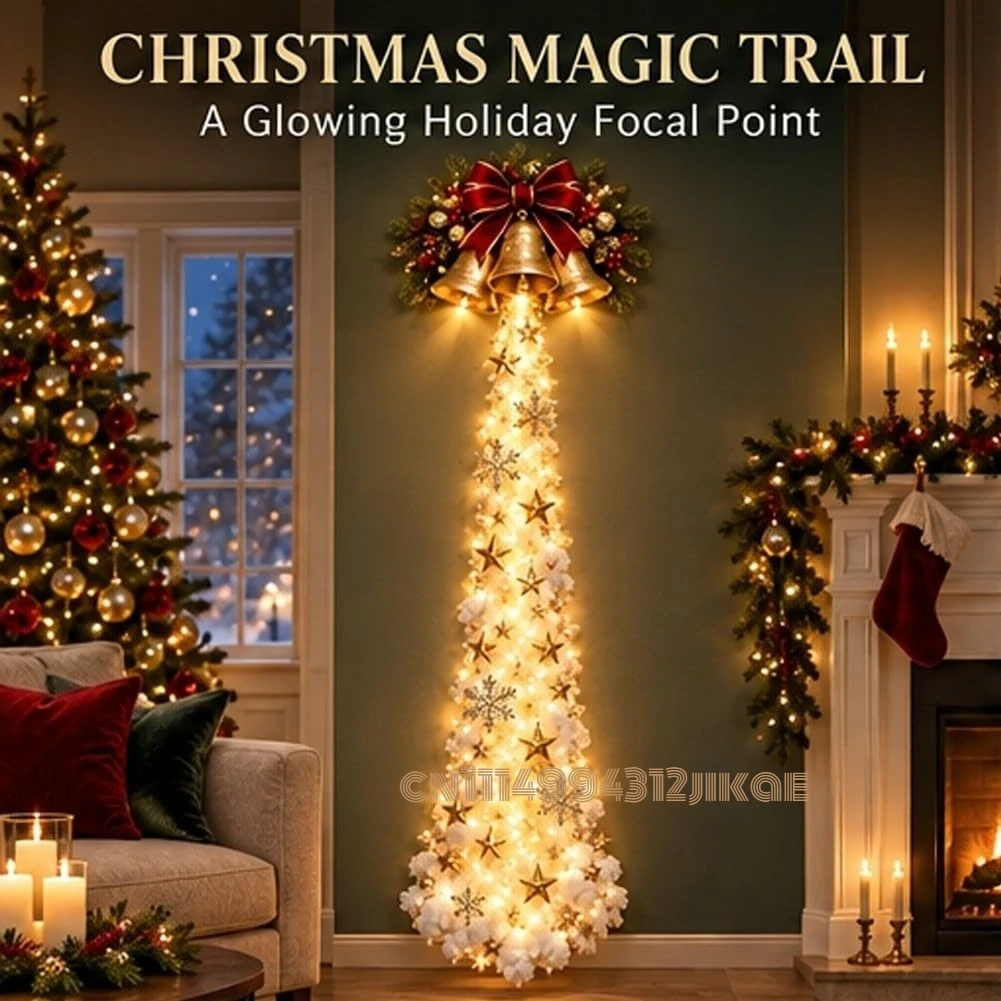 Luz de parede com tema natalin - Lighting Christmas Decor avaliação e preço