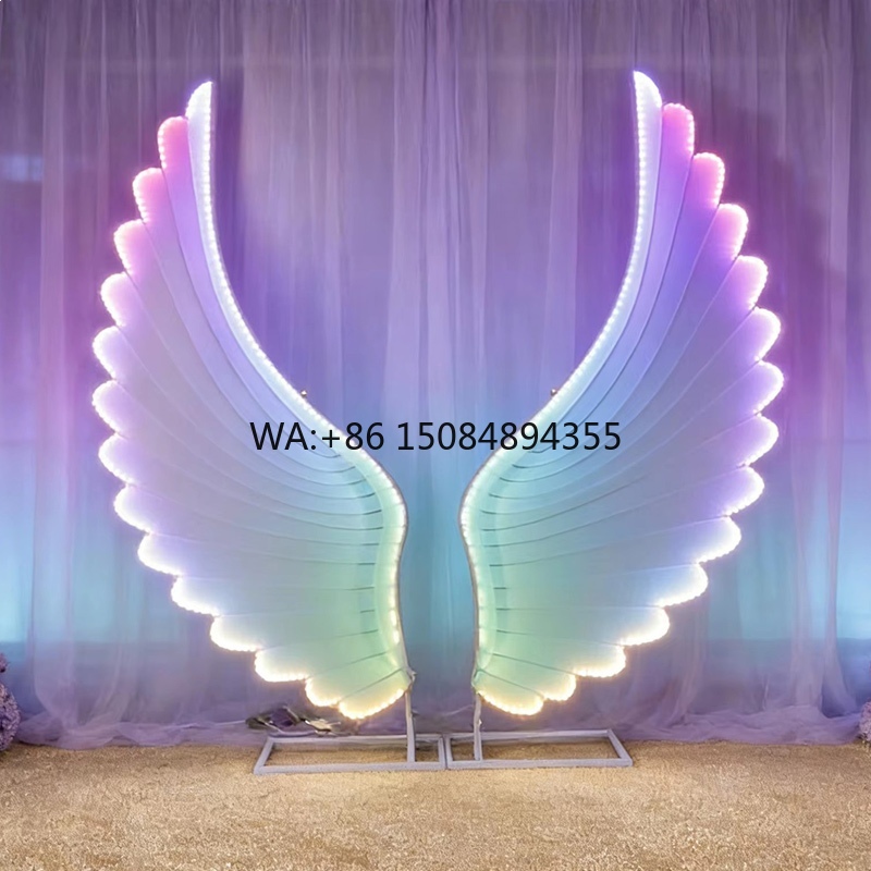 Asas de Anjo Iluminadas com LE - Lighting Decoration Ideas avaliação e preço