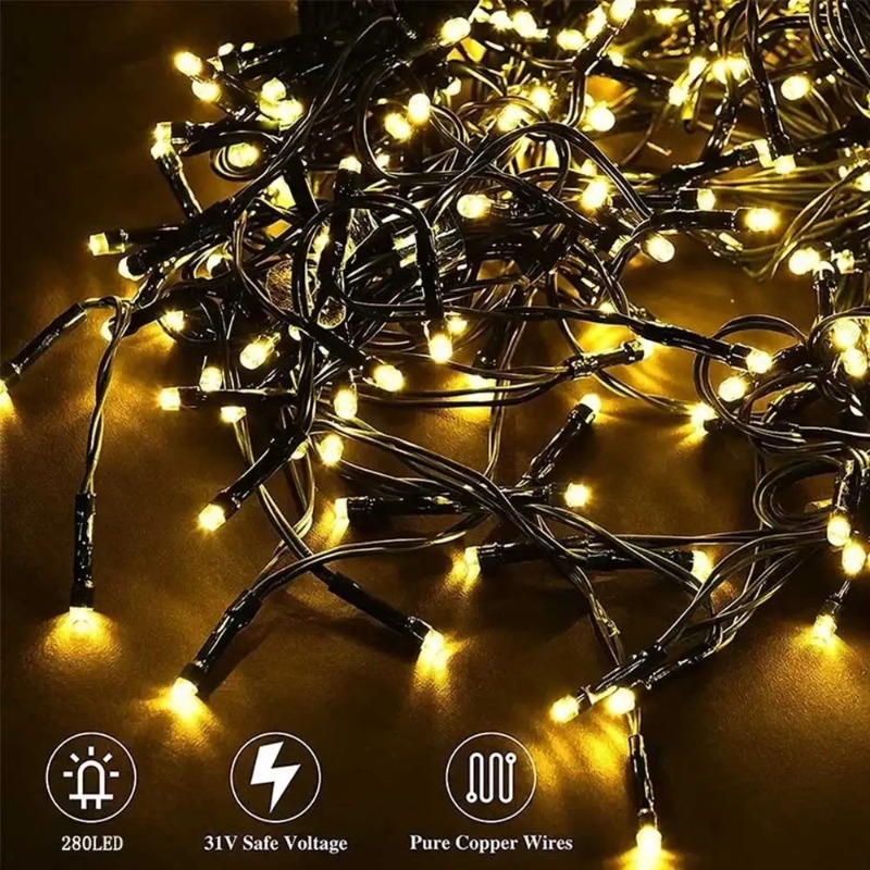 Luzes de Fada LED USB, Luzes d - Lighting Christmas Decor avaliação e preço