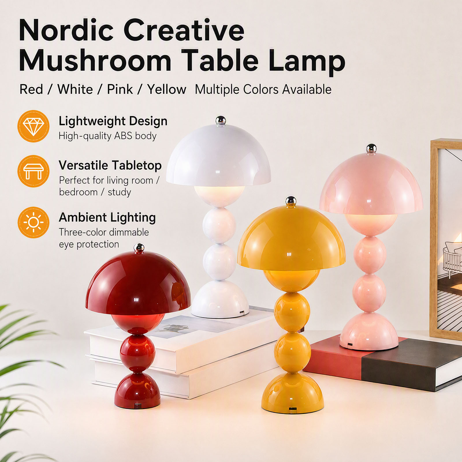 Luminária de mesa com formato  - Lighting Decor Bedroom avaliação e preço