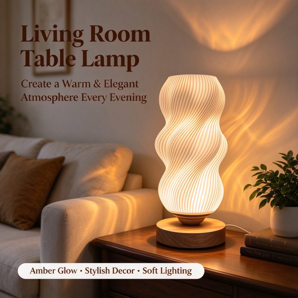 Luminária noturna com textura  - Lighting Decor Bedroom avaliação e preço