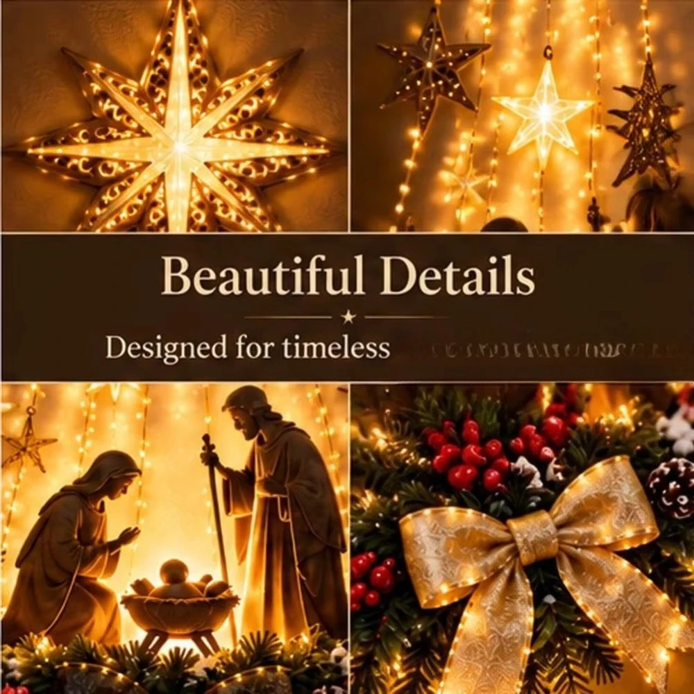 Estrela de Belém da Fé, Decora - Lighting Christmas Decor avaliação e preço