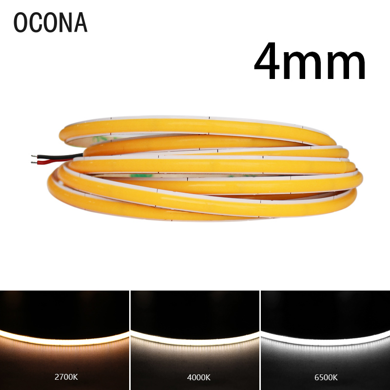4mm estreito cob luzes de tira - Lighting Mcqueen Bedroom Decor avaliação e preço