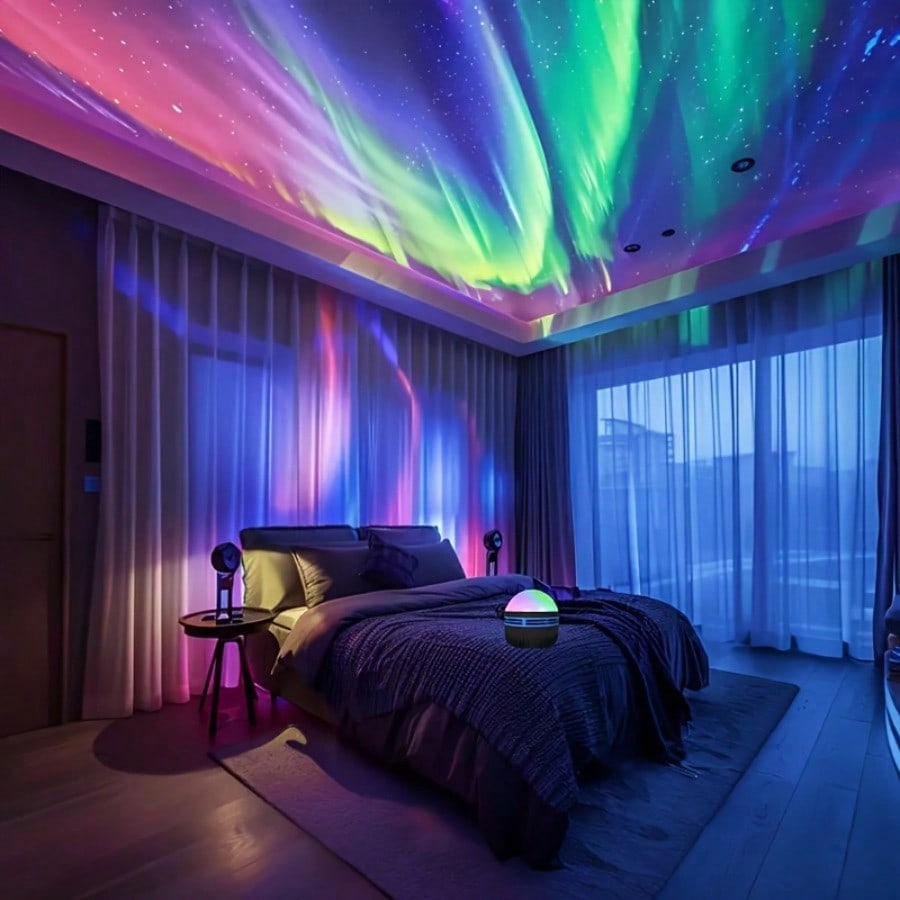 1 projetor de luz noturna, bol - Lighting Decoration Ideas avaliação e preço